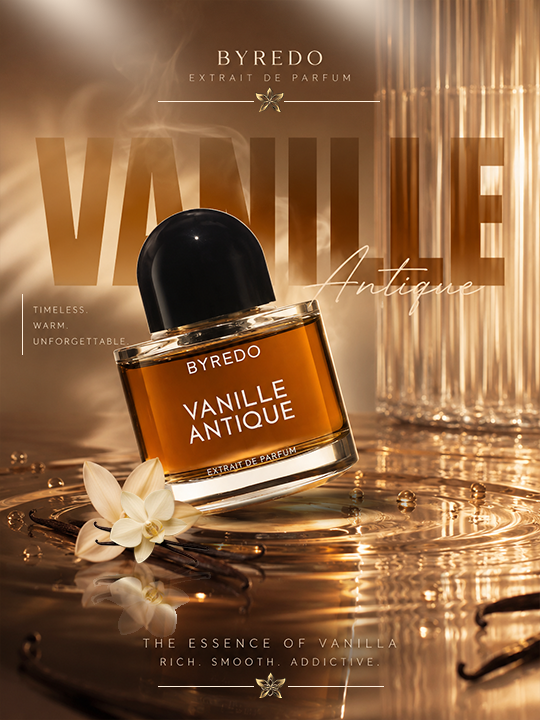 Byredo Vanille Antique Luxury Perfume Campaign